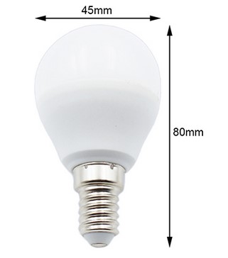 bombilla led esférica e14